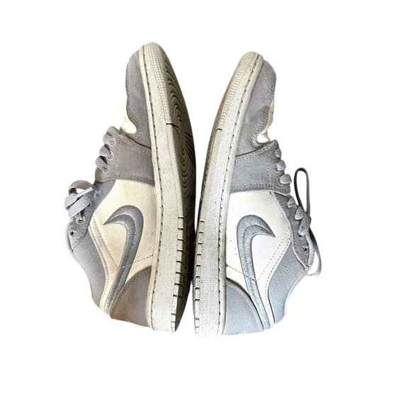 Air Jordan 1 Low SE Canvas Light Smoke Grey Sail | Women’s 7.5 - Picture 8 of 10
